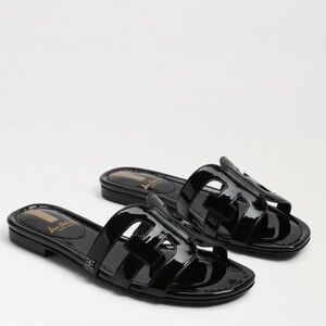 Sam Edelman Black Patent Sandals Brand New